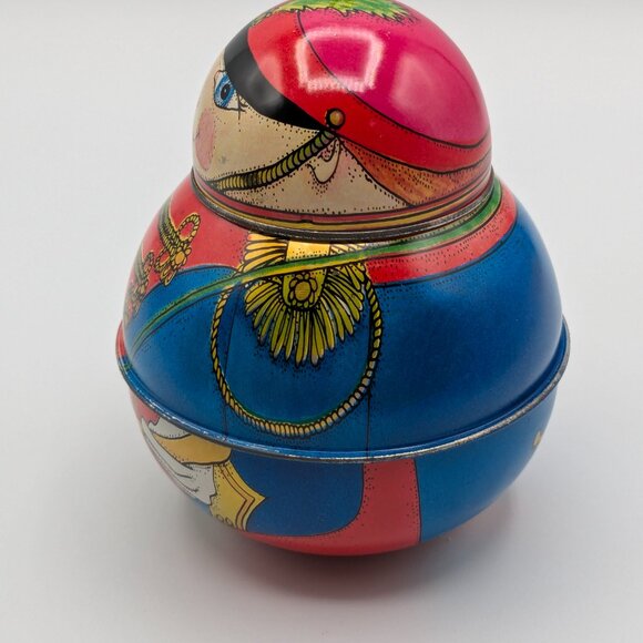 Hallmark Keepsake Jolly Wolly Soldier 1991, Pressed Tin Container Ornament - Picture 5 of 11